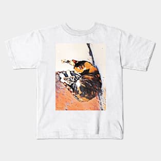 Resting Cat Kids T-Shirt